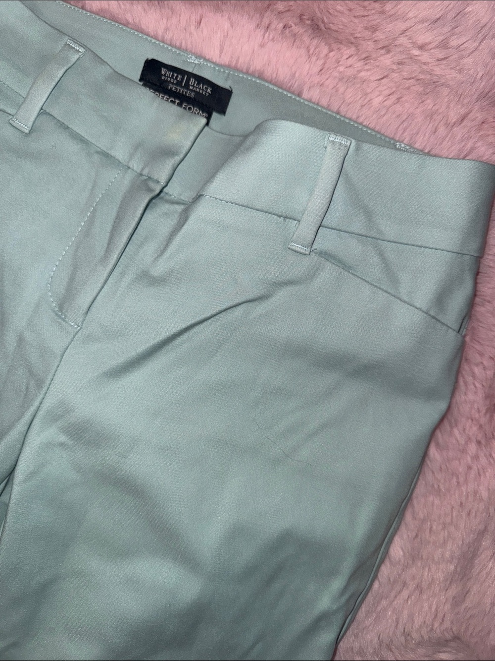 White House Black Market Mint Cropped Dress Pants - Picture 3 of 7